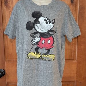 Disney‎ Mickey Heather Gray T-Shirt
